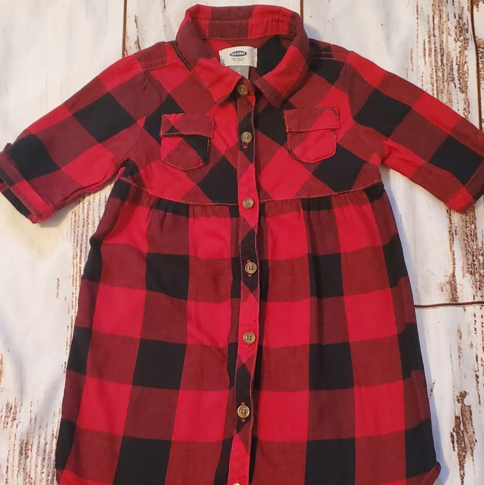 Old Navy Buffalo plaid dress